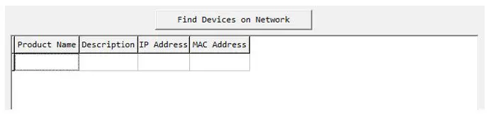 Find Devices on Network