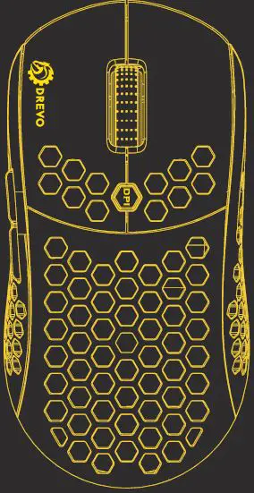 DREVO DRM-F35W Gaming Mouse prod