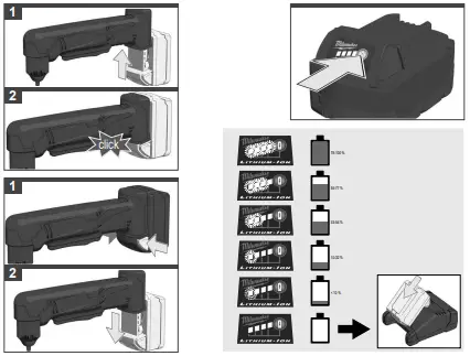 milwaukee C18 RAD M18 Compact Right Angle Drill Instructions FIG 2