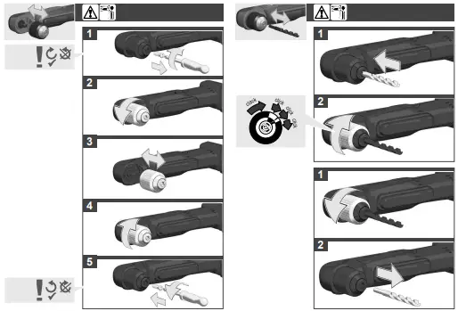 milwaukee C18 RAD M18 Compact Right Angle Drill Instructions FIG 3