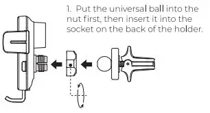 JOYROOM JR-ZS246 Dual-Coil Wireless Car Charge Holder 5