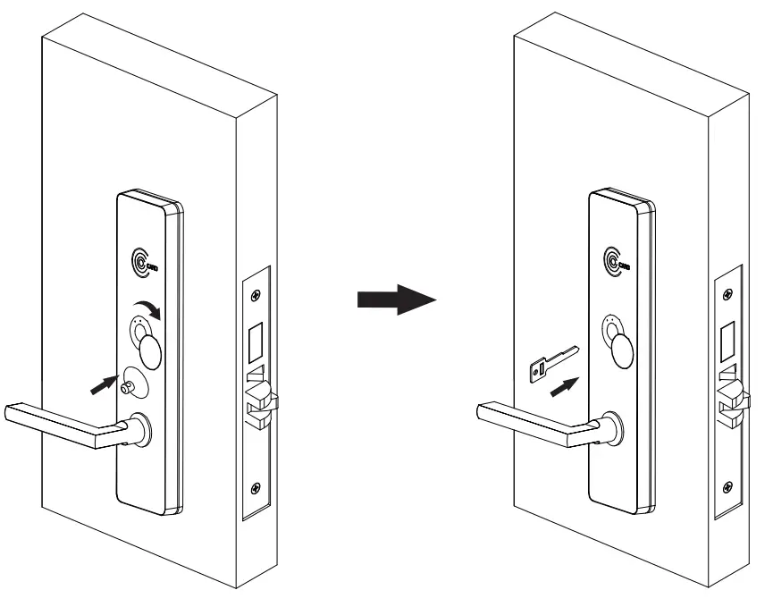 ZKTeco ZL500 Wireless Hotel Lock-fig12
