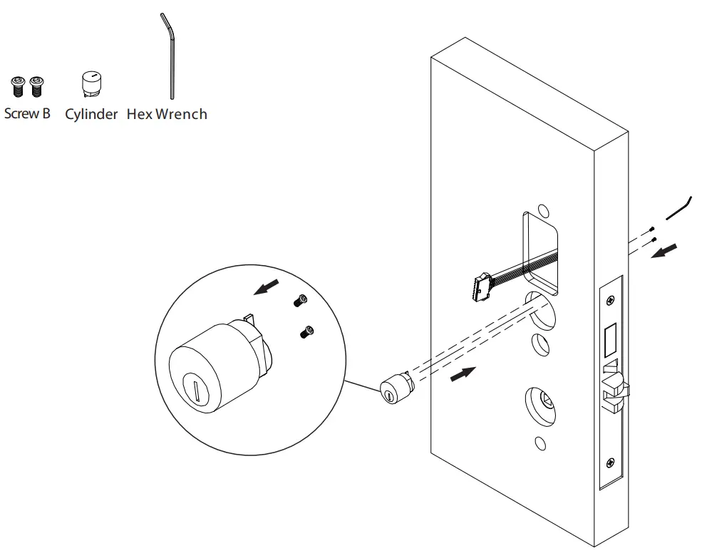 ZKTeco ZL500 Wireless Hotel Lock-fig7