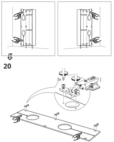 IKEA 09 159 53 NYSJÖN Storage Combination for Laundry - fig 117