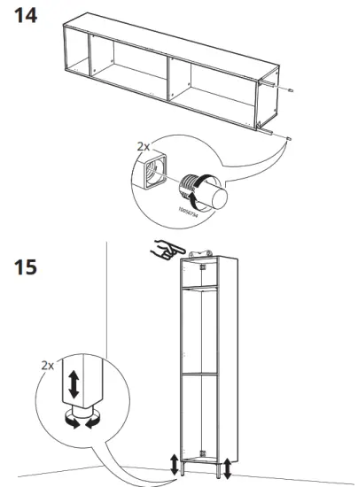 IKEA 09 159 53 NYSJÖN Storage Combination for Laundry - fig 13