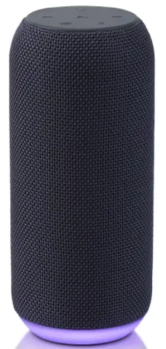 onn WT2028 Rugged Bluetooth Speaker with LED Lighting