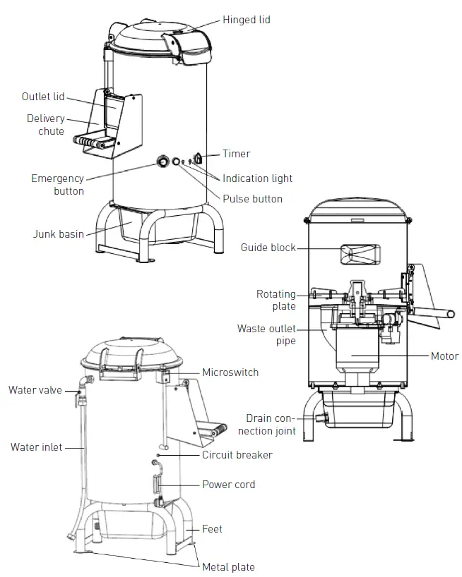 HENDI-229200-Potato-Peeler-Kitchen-Line-fig1