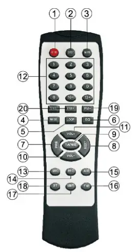 TENMIYA A66 Portable Boombox Speaker - remot control