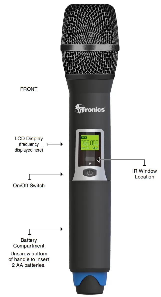 Kingdom AVTBPT1 Bodyworn Wireless Microphone-Receiver2