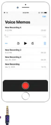 Purple-Panda-Lavalier-Lapel-Microphone-Kit-Clip-on-Omnidirectional-Condenser-Lav-Mic-Compatible-fig-4