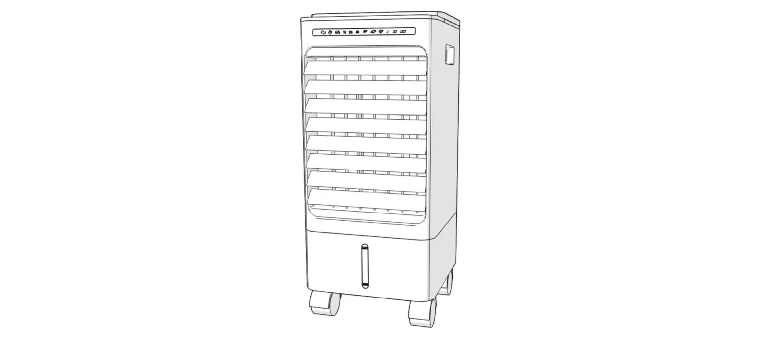 Nedis Cool116cwt Air Cooler With A 5 L Water Tank Capacity User Guide
