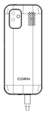 CORN RS10 Mobile Phone User Manual - Charging the battery