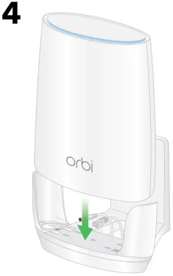 wall mount with the cradle