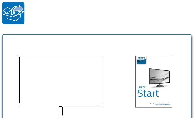PHILIPS HD FULL Monitor E line 1