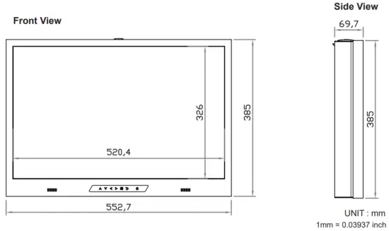 CyberView RP X924 9U Rackmount Display Panel - fig5