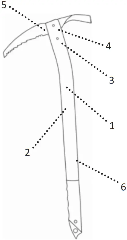 Grivel 0123 Ghost Tech hammer ice axe - FIG 2
