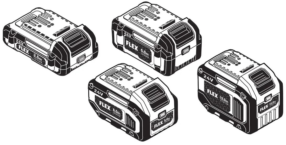 FLEX FX0111 12AH LITHIUM BATTERY-