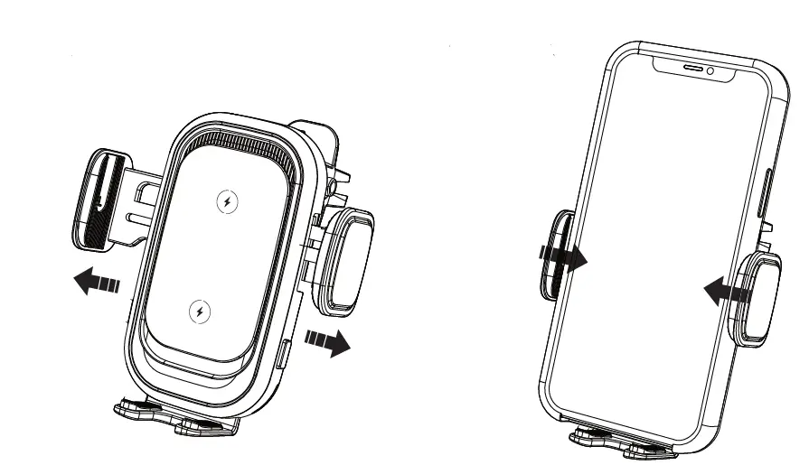 meskey CW30 Smart Car Fast Wireless Charger-4