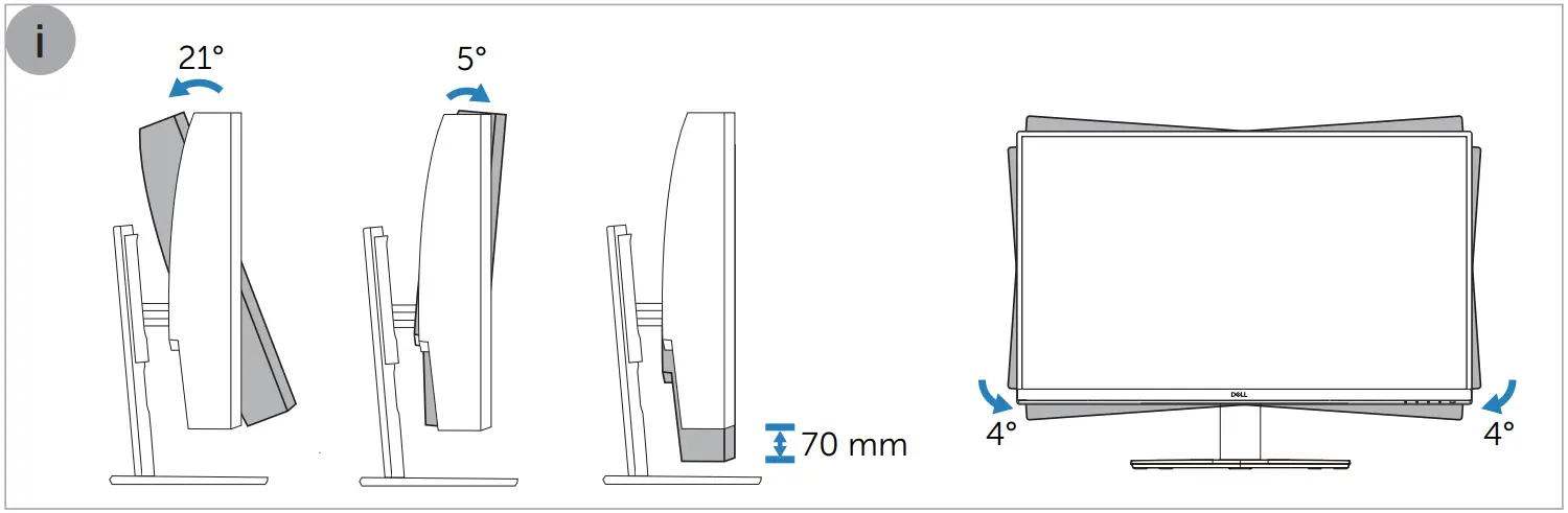 DELL S3221QS Curved 4K UHD Monitor 7