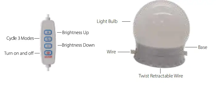 litHome LD8 Hollywood Light FIG 1