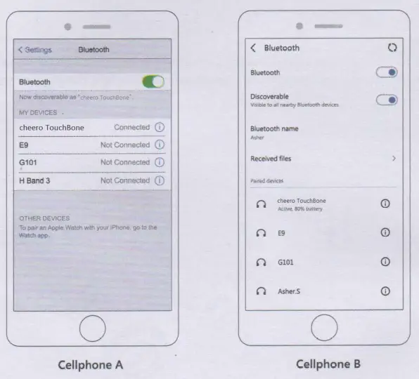 cheero TouchBone Bone Conduction Headphones - fig 1