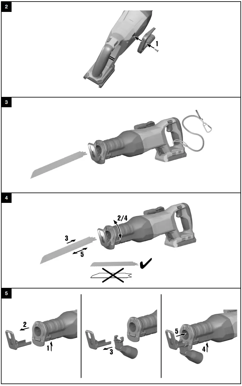HILTI SR 6 22 Cordless Reciprocating Saws - 1