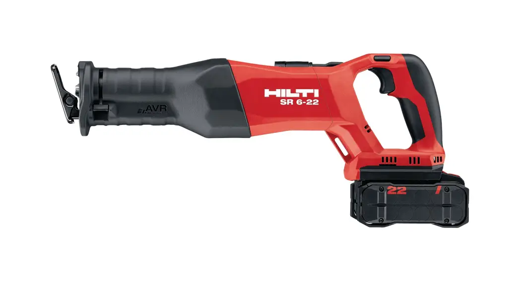 Hilti Sr 6-22 Cordless Reciprocating Saws Instruction Manual Hilti Sr 6-22 Cordless Reciprocating Saws Instruction Manual