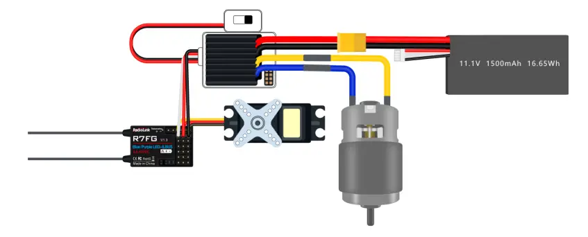RadioLink-COOL-9030-Brushed-ESC-for-Cars-Boats-3