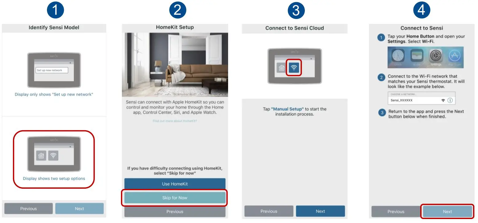 EMERSON Sensi Touch Smart Thermostat Installation Guide - Connecting to Wi-Fi in simple