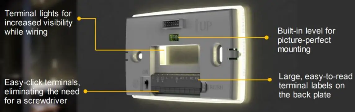 EMERSON Sensi Touch Smart Thermostat Installation Guide - Easy install