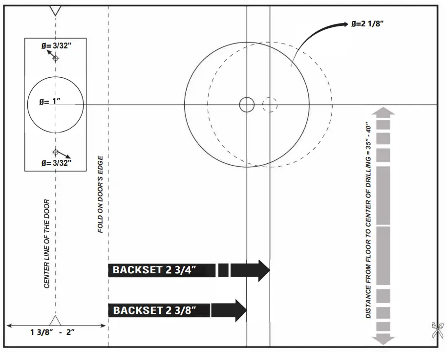 VIZILOK C7FS Heavy Duty Commercial Door Lock with Indicator - Front 1