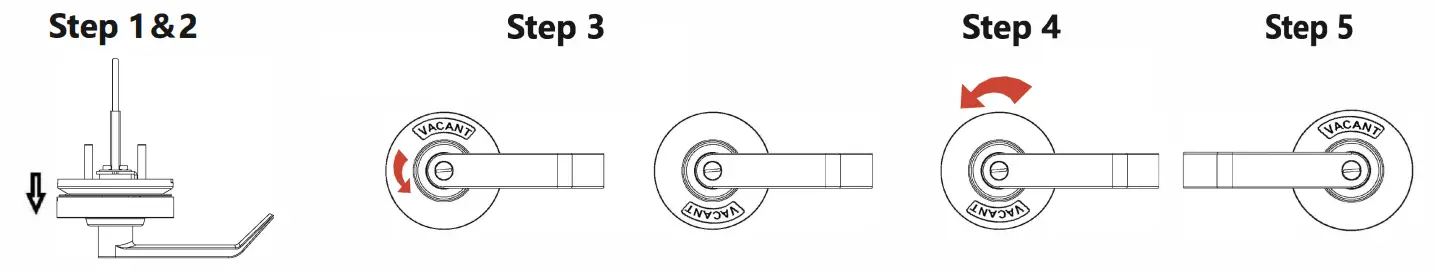 VIZILOK C7FS Heavy Duty Commercial Door Lock with Indicator - bv