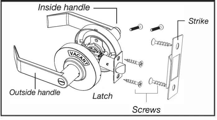 VIZILOK C7FS Heavy Duty Commercial Door Lock with Indicator