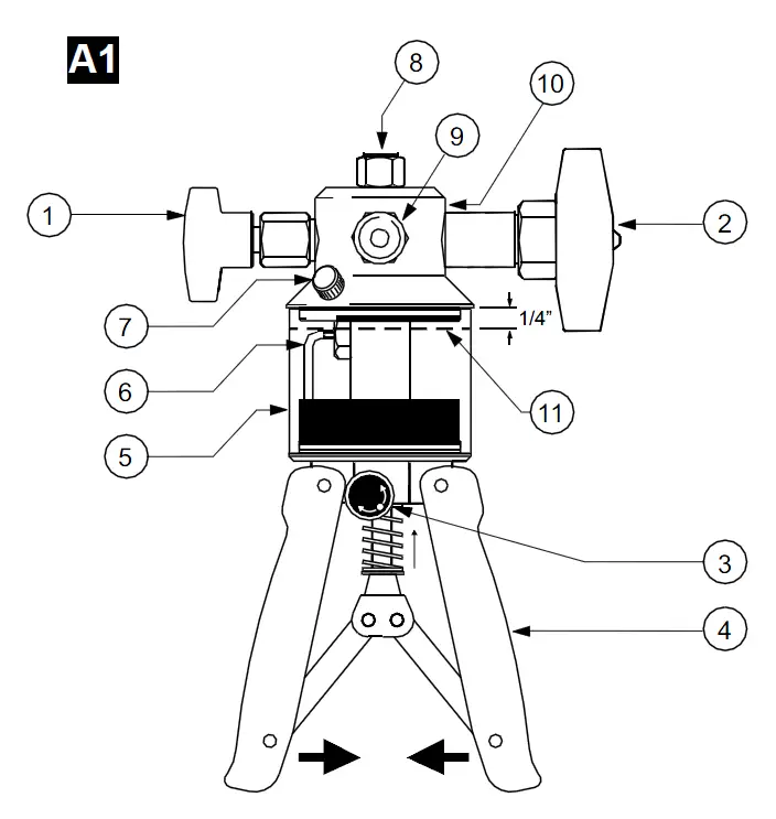DRUCK-PV-212-Hydraulic-Hand-Pump -FIG -1
