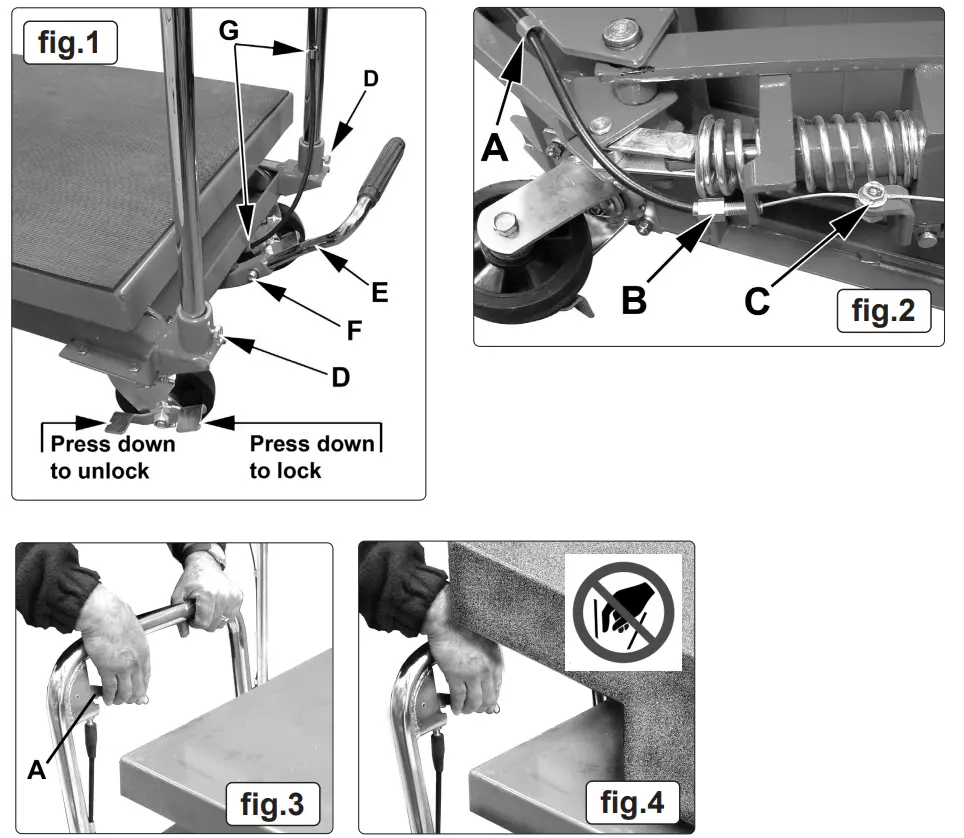 SEALEY HPT400H.V2 HYDRAULIC PLATFORM TRUCKS - fig