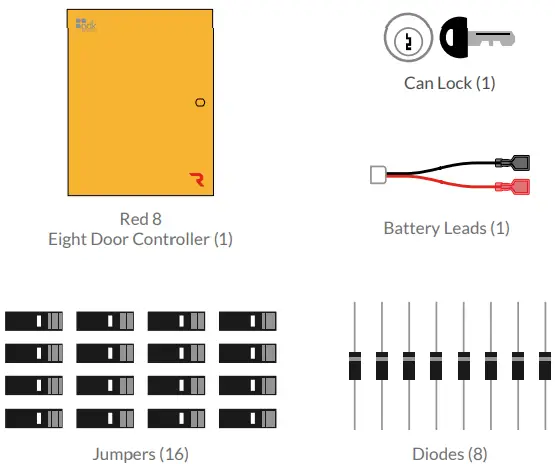 prodatakey R8 Red 8 High Security Eight Door Controller-fig2