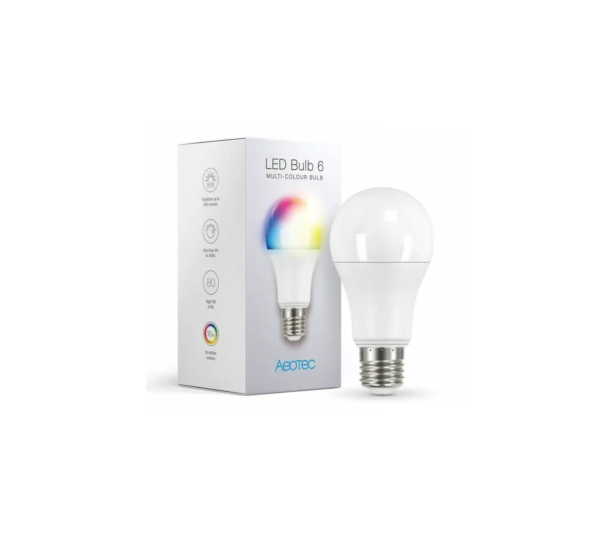 Aeotec E27 Led Bulb 6 Multi-colour User Guide Aeotec E27 Led Bulb 6 Multi-colour User Guide
