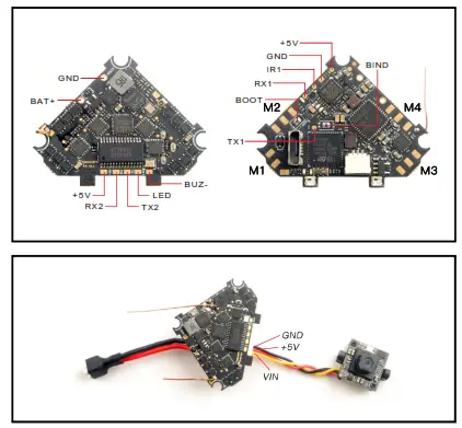 Happymodel Mobeetle6 1S Brushless Whoop Frsky - diagram