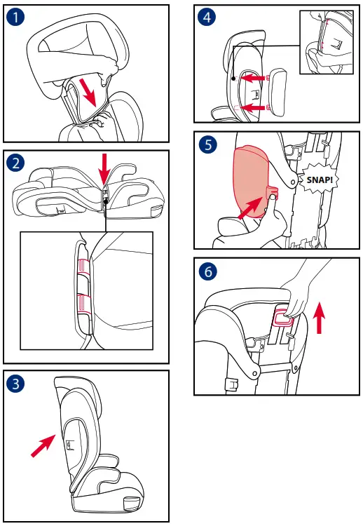 GRACO GC2002AAIRO000 Eversure I-Size High Back Booster Seat - fig1