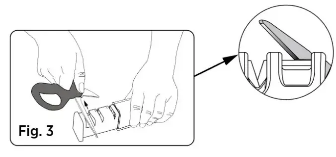 SHARPAL 192H Knife and Scissors Sharpener - Figure 4