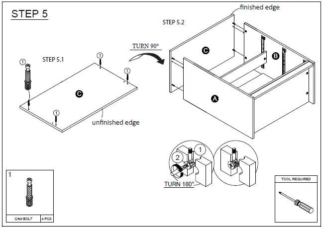 Furinno-19154H-Lucca-Simple-Design-3-Drawer-Dresser-5