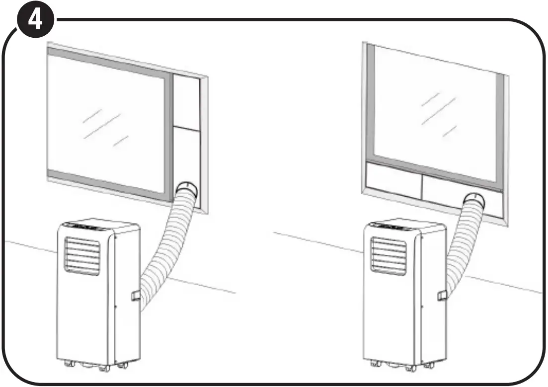 Setting Up The Portable Air Conditioner
