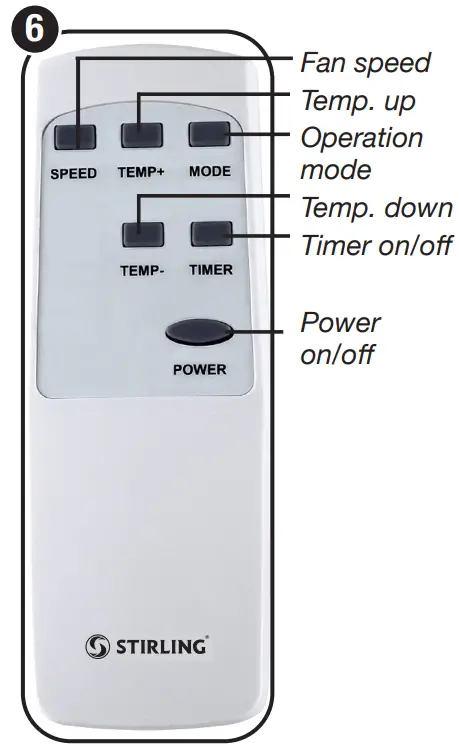Controlling The Portable Air Conditioner