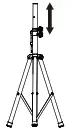 Kmart 43183401 Bluetooth Tripod Party Speaker - Height