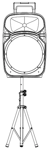 Kmart 43183401 Bluetooth Tripod Party Speaker