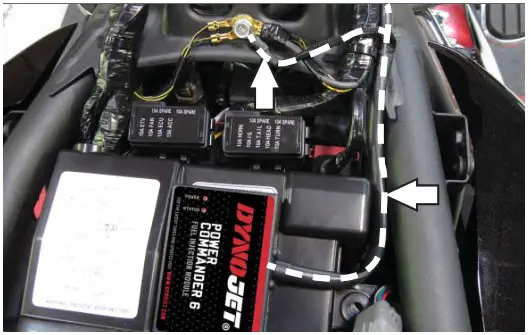 DYNOJET PC6 17033 Power Commander 6 - INSTALLING THE POWER 4