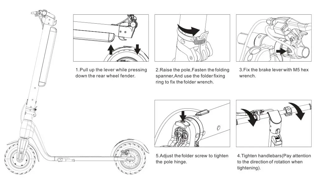 JIVR Electric Scooter Plus Silver - Pre-assembly instructions