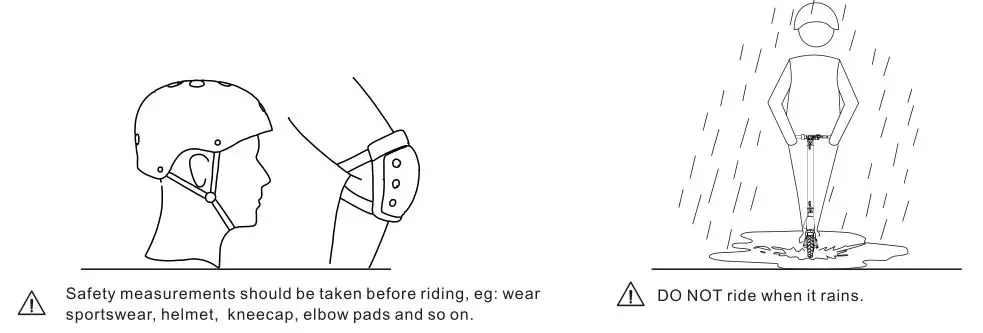 JIVR Electric Scooter Plus Silver - Safety Precautions