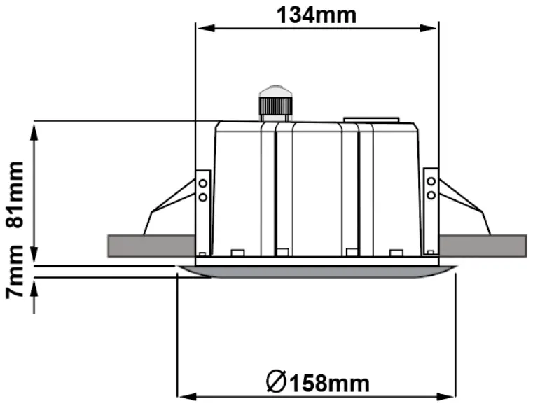 Power Dynamics 952 528 CSF Series Ceiling Speaker I - Szing
