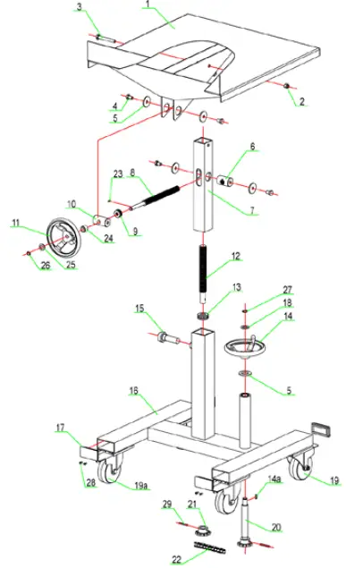 GLOBAL-INDUSTRIAL-241728-241729-Tilting-Work-Stand-fig-6